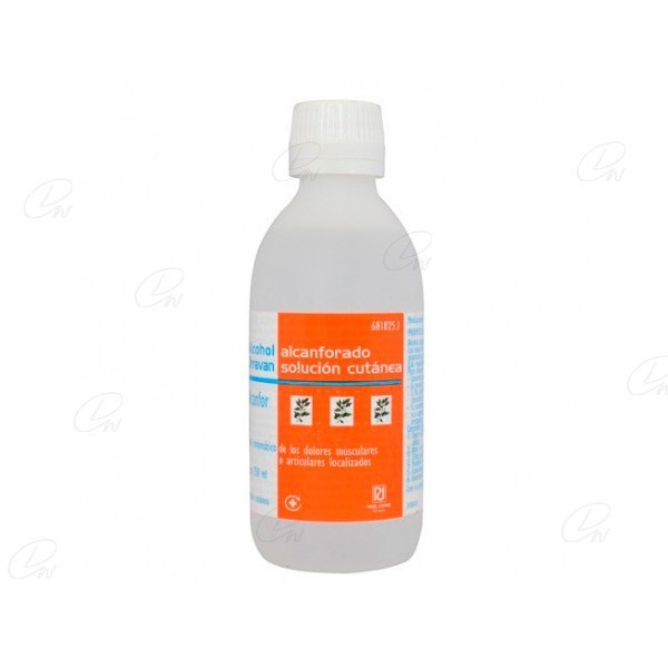 ALCOHOL ALCANFORADO ORRAVAN 100 MG/ML SOLUCION TOPICA 500 ML