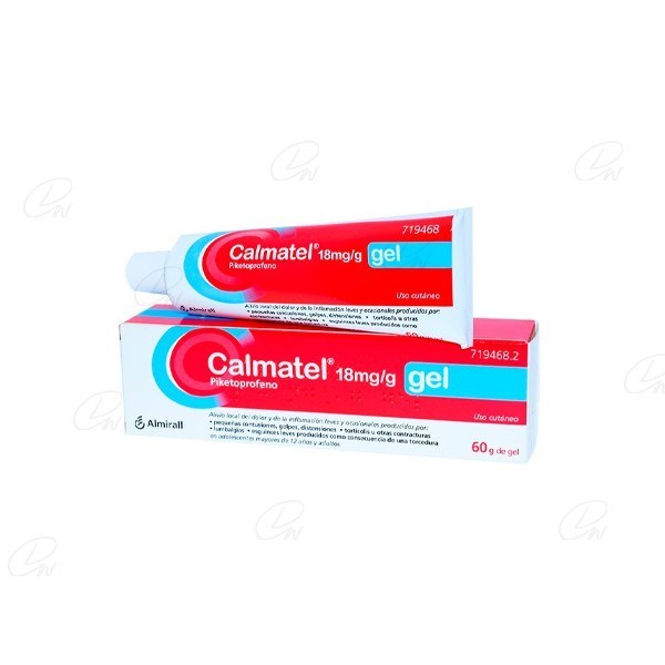 CALMATEL 18 mg/g GEL, 1 tubo de 60 g