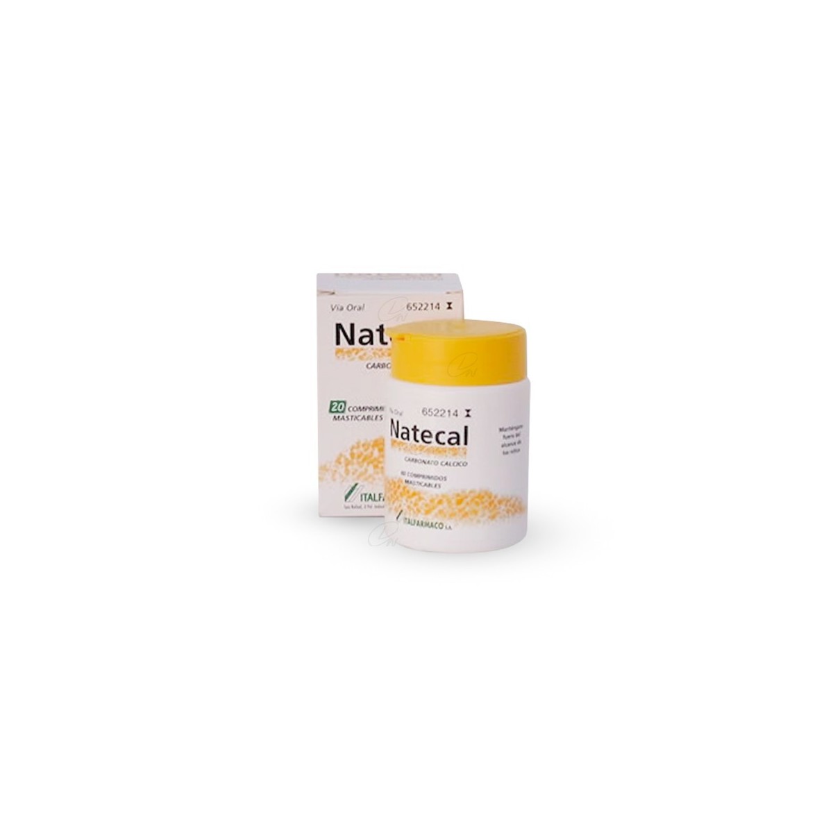 NATECAL 600 mg  COMPRIMIDOS MASTICABLES, 60...