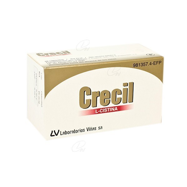 CRECIL 500 mg  CAPSULAS DURAS, 40 cápsulas