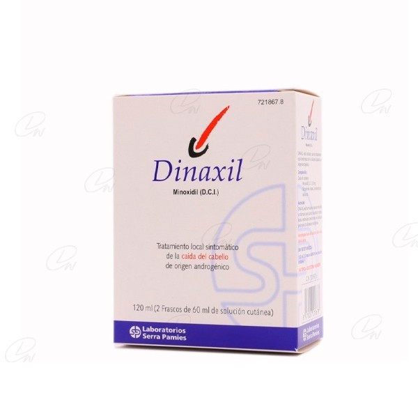 DINAXIL CAPILAR 20 MG/ML SOLUCION CUTANEA 2 FRASCOS 60 ML