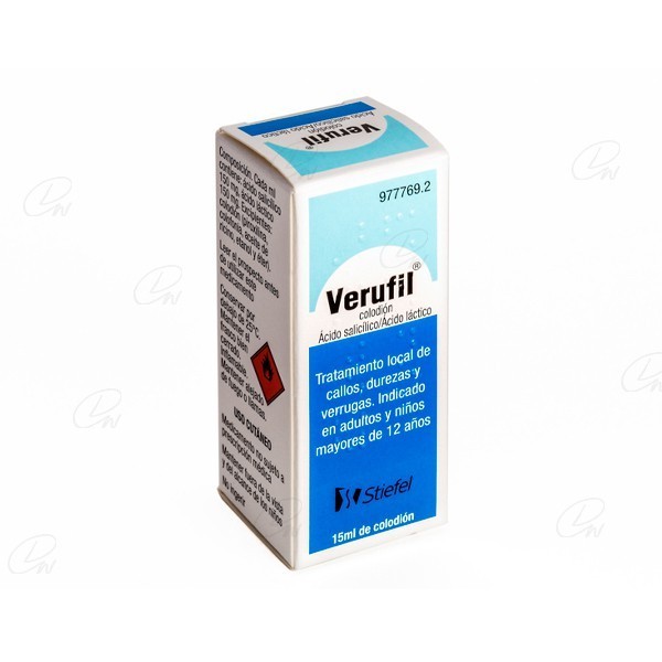VERUFIL SOLUCION CUTANEA, 1 frasco de 15 ml