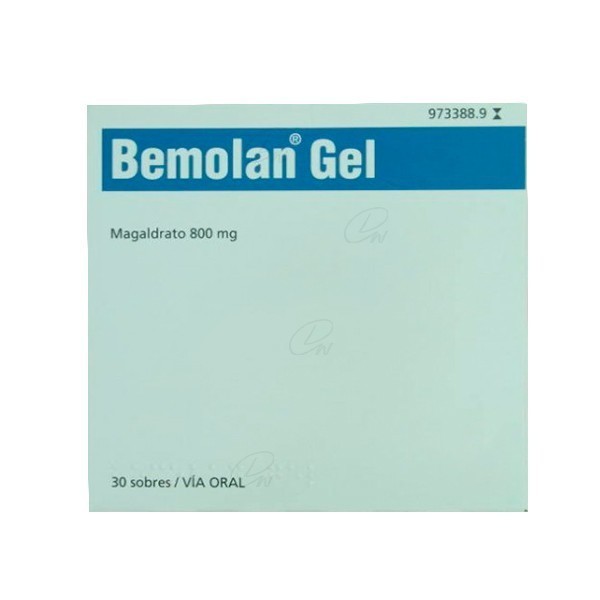 BEMOLAN 800 mg GEL, 30 sobres