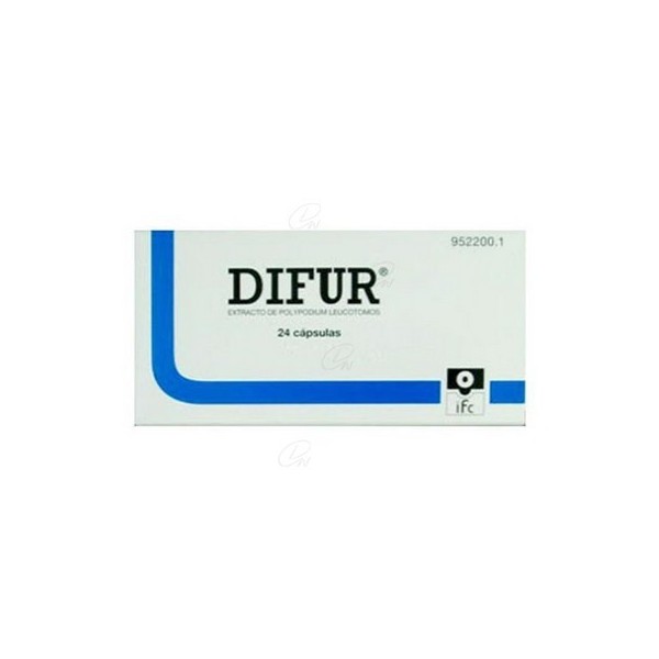 DIFUR 120 mg CAPSULAS DURAS, 24 cápsulas
