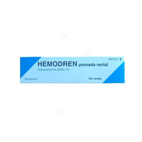HEMODREN POMADA RECTAL, 1 tubo de 30 g