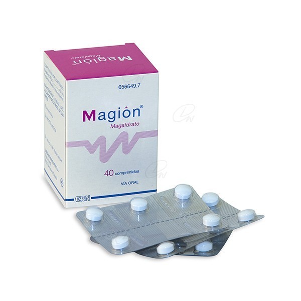 MAGION 450 mg COMPRIMIDOS MASTICABLES, 40 comprimidos