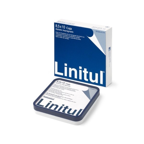LINITUL APOSITO IMPREGNADO, 20 apósitos de 8,5 x 10 cm