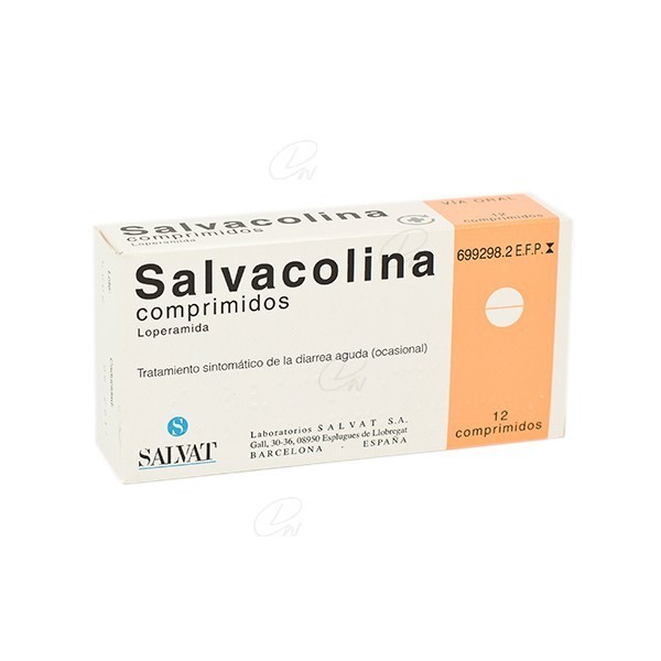 SALVACOLINA 2 mg COMPRIMIDOS, 12 comprimidos