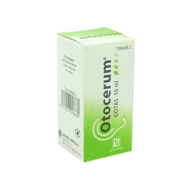 OTOCERUM  GOTAS OTICAS EN SOLUCION, 1 frasco de 10 ml