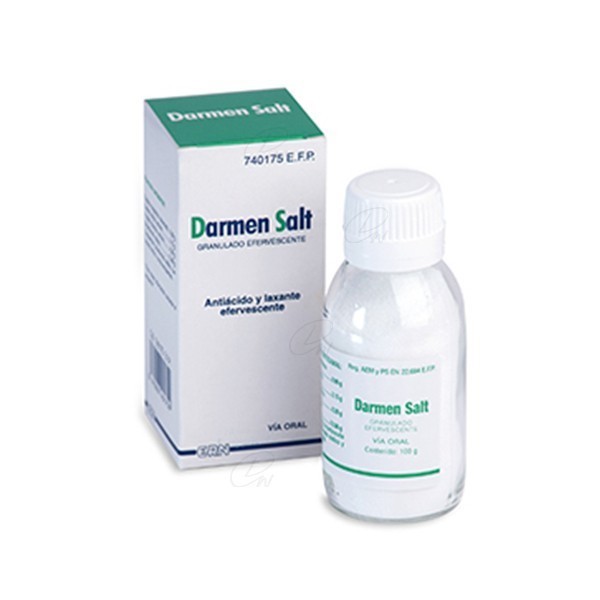 DARMEN SALT GRANULADO EFERVESCENTE, 1 frasco de 100 g