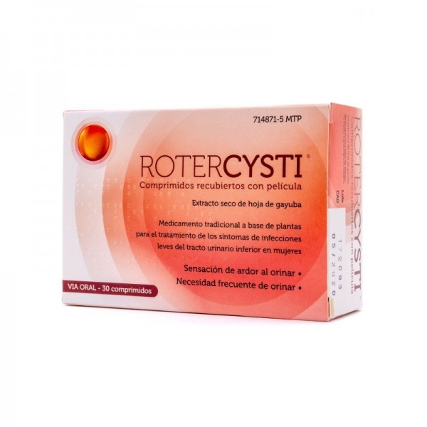 ROTERCYSTI 30 COMPRIMIDOS RECUBIERTOS CON PELICULA
