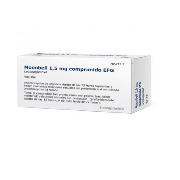 MOONBELL EFG 1.5 MG 1 COMPRIMIDO
