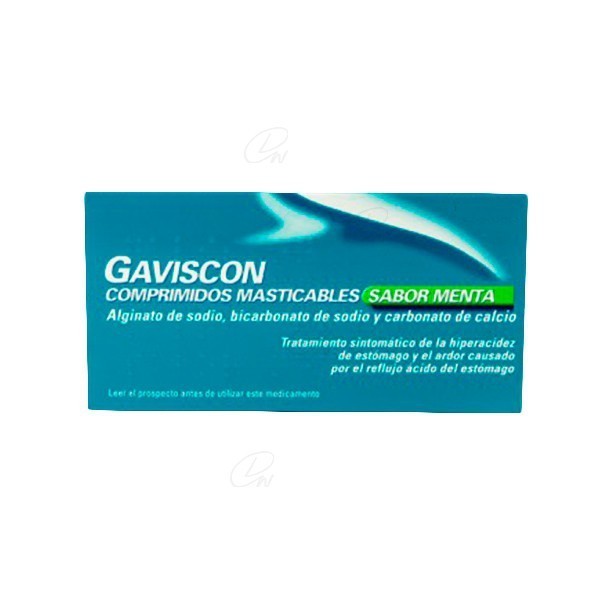 GAVISCON COMPRIMIDOS MASTICABLES SABOR MENTA, 48 comprimidos (BLISTER)