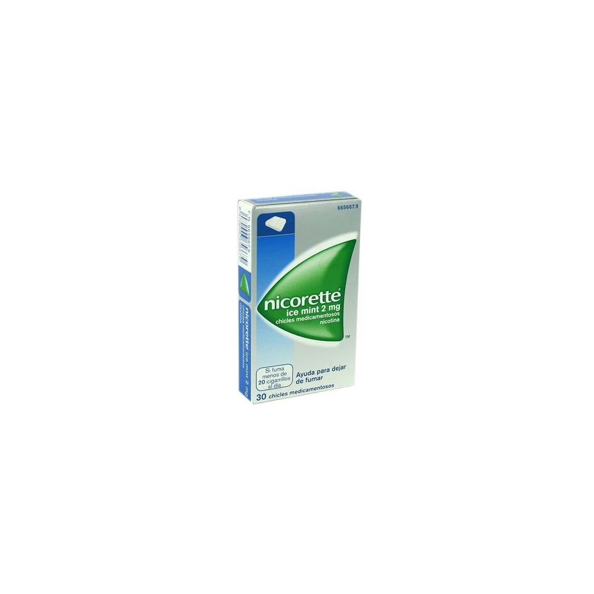 NICORETTE ICE MINT 2 MGR 30 CHICLES