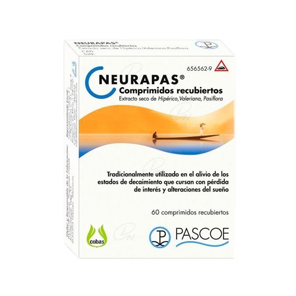 NEURAPAS COMPRIMIDOS RECUBIERTOS, 60 comprimidos