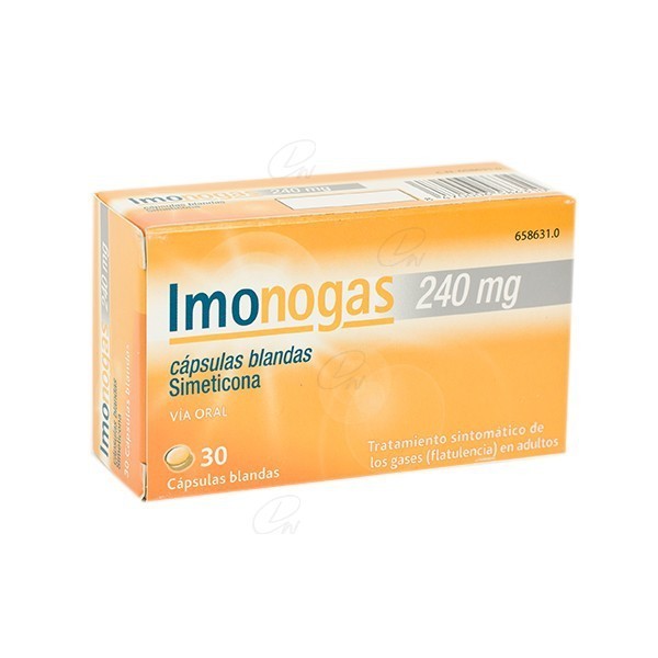 IMONOGAS 240 mg CAPSULAS BLANDAS, 30 cápsulas