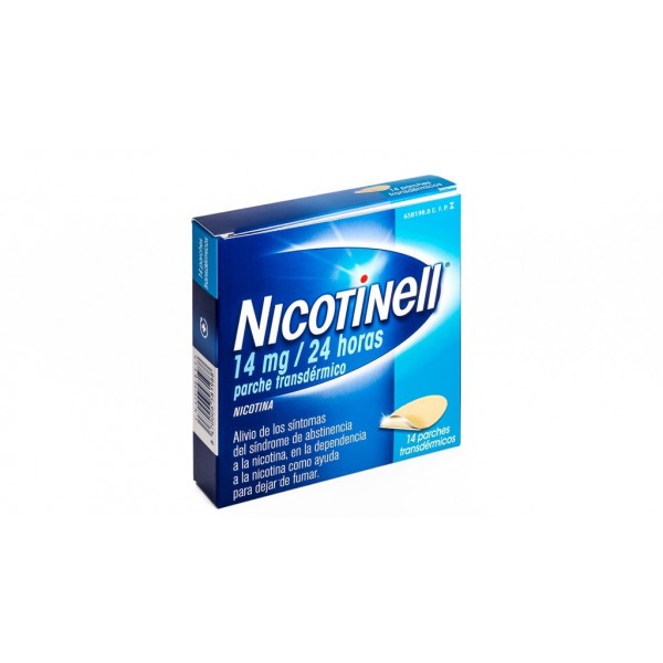 NICOTINELL 14 mg/24 HORAS PARCHE TRANSDERMICO, 14 parches