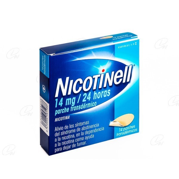 NICOTINELL 14 mg/24 HORAS PARCHE TRANSDERMICO, 7 parches