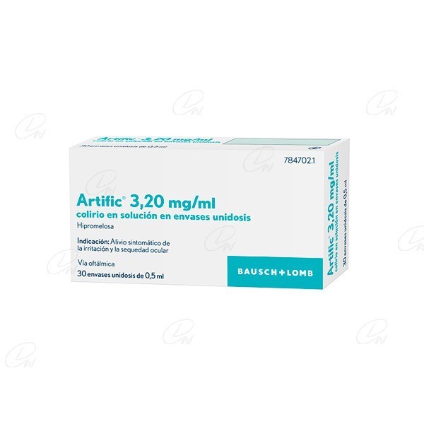 ARTIFIC 3,20 mg/ml COLIRIO EN SOLUCION EN ENVASE...