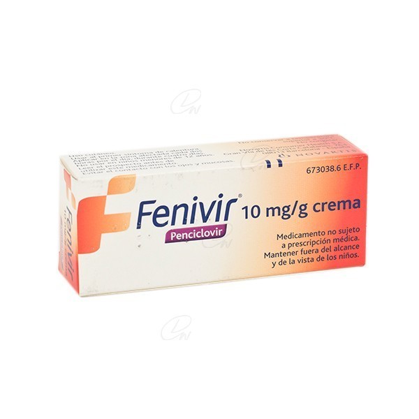 FENIVIR 10 mg/g CREMA, 1 tubo de 2 g